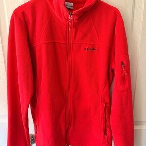 Columbia Women’s Bright Coral/ Reddish Fleece Jacket
